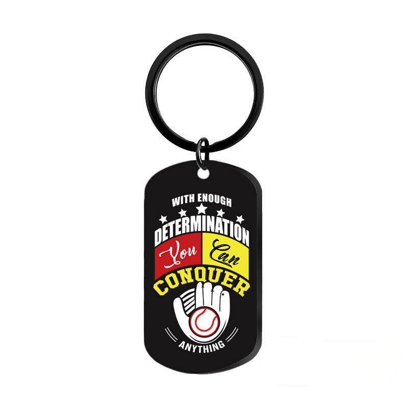 Wholesale Softball Baseball Sports Metal Keychains